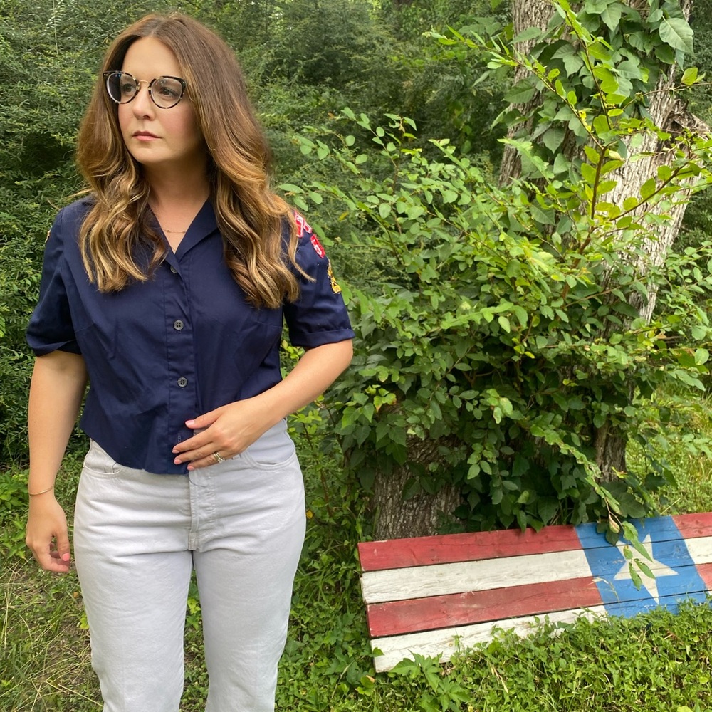 Vintage Dallas Den Mother re-worked top